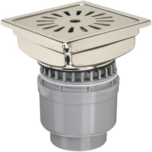 SANEI(サンエイ) 排水ユニット 角タイル用 ワントラップ付き 呼び50・75VUパイプ用 H902-150