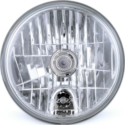 IPF ヘッドライト ASSY ハロゲン H4 丸形 2灯式 マルチリフレクター ポジション付き 純正採用品 HL-41