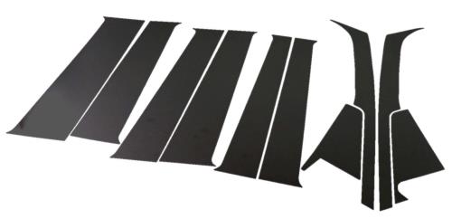 BRIGHTZ タント 375 385 超鏡面ステンレスブラックメッキピラーパネル バイザー無用 10PC  PIL-BLA-235  L375S L385S L375 L385 5165