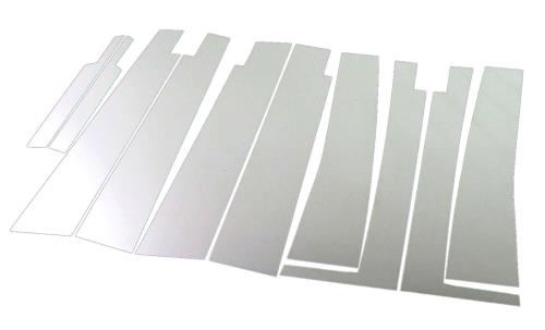 BRIGHTZ プレサージュ U31 超鏡面ステンレスメッキピラーパネル バイザー有用 10PC  PIL-SIL-324  PU31 TU31 PNU31 TNU31 PU TU PNU TNU NU 31 4741
