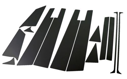 BRIGHTZ イプサム 20系 超鏡面ブラックメッキピラーパネルカバー 14PC バイザー有り用  PIL-BLA-099  4961