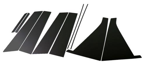 BRIGHTZ オデッセイ RB3-4 ブラックメッキピラーパネルカバー 10PC 無限バイザー有り用  PIL-BLA-150  5053