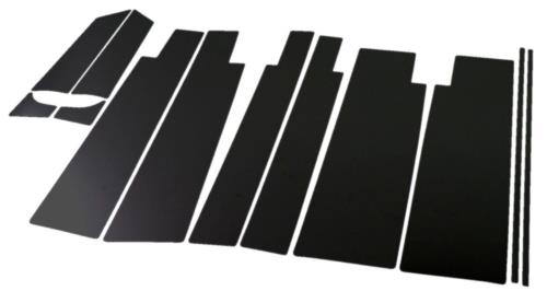 BRIGHTZ セレナ C25 超鏡面ステンレスブラックメッキピラーパネル 標準バイザー有用 12PC  PIL-BLA-226  NC25 CNC25 CC25 NC CNC CC 25 5102