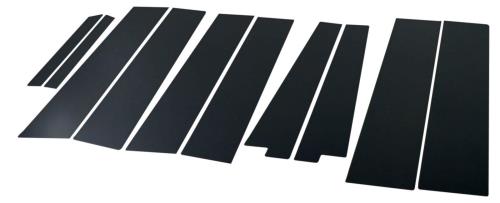 BRIGHTZ ステップワゴン RG1-4 RG1 RG2 RG3 RG4 超鏡面ブラックメッキピラーパネルカバー 10PC バイザー有用  PIL-BLA-207  10926