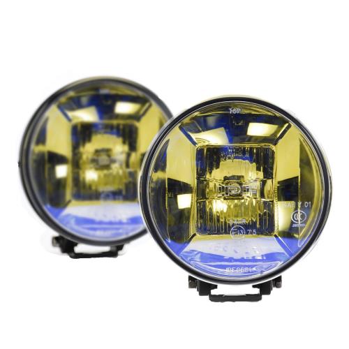 IPF フォグランプ ハロゲン H3 丸形 直径166mm イエロー 12V用 2個セット ハイブリット配光(ドライビングスポット) ゴールドレンズ オフロード S-9681 12,774円