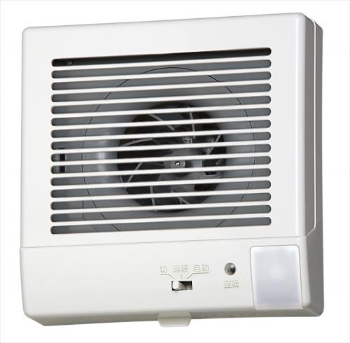バクマ工業 パイプ用ファン 強制排気用 人感センサー付 (電源プラグ) KPT-08J