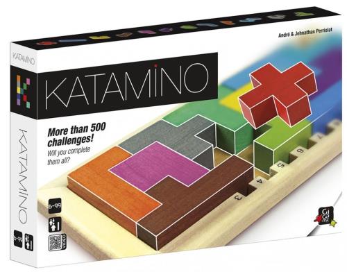 Gigamic (ギガミック） カタミノ KATAMINO （カタミノ） 木製ゲーム盤競り合い 謎合わせ競り合い 並行輸入品