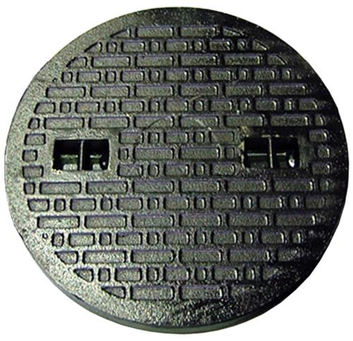 法山本店 鋳鉄製マンホール(普及型) 乗用車荷重マンホール 蓋のみ フタ径445mm 穴径400mm用 MK-1-400