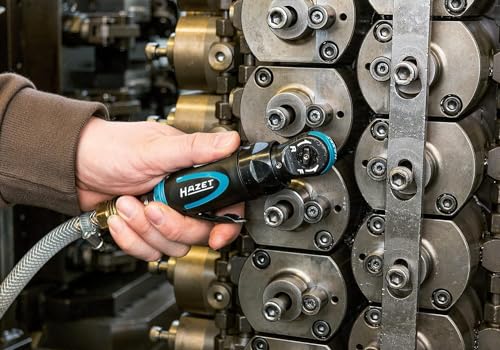 Hazet 9021P-2 ミニエアラチェット 1/4インチ 250rpm コンパクト設計 精密作業用_4