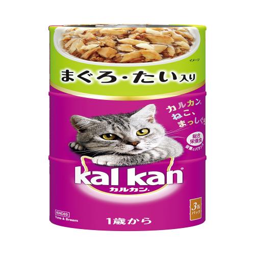 KAL KAN キャットフード カルカン ハンディ缶 まぐろとたい 160グラム (x 54) (ケース販売)