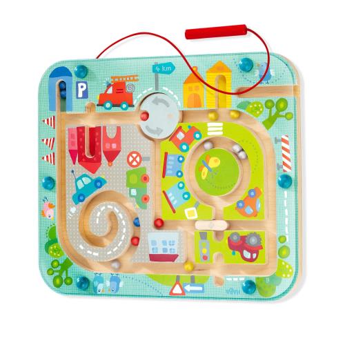 Haba - Jeu Magn??tique Labyrinthe Ville 25x 21xcm