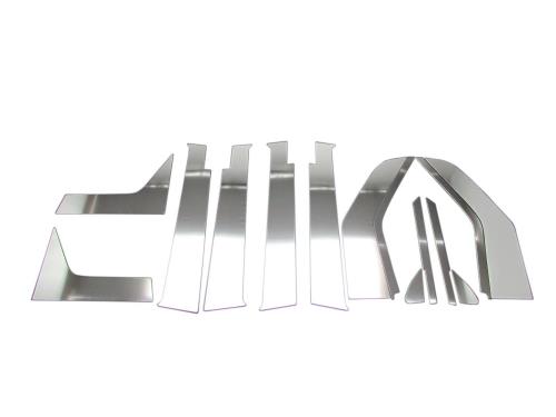 BRIGHTZ N-WGN JH1 JH2 超鏡面ステンレスメッキピラーパネル バイザー有用 14PC  PIL-SIL-038  NWGN N WGN エヌ ワゴン エヌワゴン JH 1 2 12256