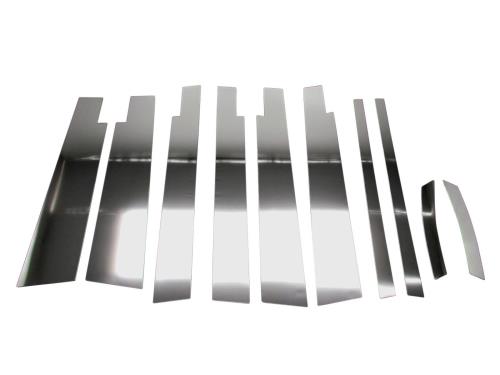 BRIGHTZ ヴォクシー 80 85 超鏡面ステンレスメッキピラーパネル バイザー有用 10PC  PIL-SIL-268  ZWR80G ZRR80G ZRR80W ZRR85G ZRR85W ZWR ZRR R80 R85 ボクシー ボクシィ ボクシィー ボクシイ ボクシイー 13962