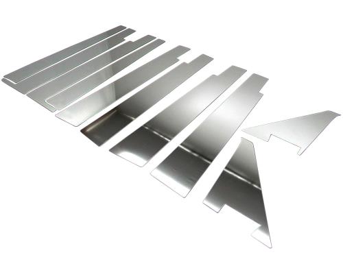 BRIGHTZ ソリオ MA15S 超鏡面ステンレスメッキピラーパネル バイザー有用 10PC  PIL-SIL-236  MA MA15 A15 15 15029