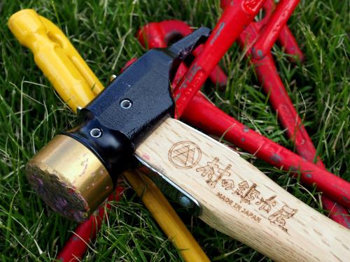 エリッゼ（ELLISSE）鍛造 焼入れ ペグハンマー エリッゼステークアルティメットハンマー (ステンレスヘッド×ブラック)_1