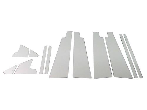 BRIGHTZ ワゴンRスティングレー MH34S MH44S 超鏡面ステンレスメッキピラーパネル バイザー有用 12PC  PIL-SIL-391  MH MH34 MH44 H34 H44 34 44 ワゴン R アール アウル スティングレー スティングレ スティングレィ スティングレイ 18196