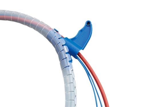 ヘラマンタイトン 配線結束・保護用チューブ ヘララップ (専用工具HAT 1個入) 標準 乳白色 25m HWPE20