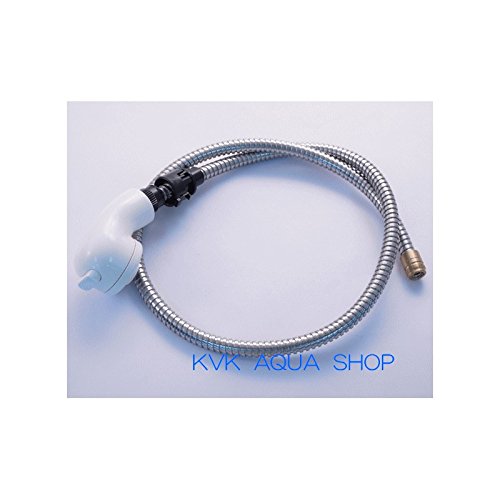 KVK　Z826/800　KF358・KF568用洗髪シャワーヘッド＆ホースセットホワイト　KVK補修部品＞KVKキッチン・洗面シャワー部品