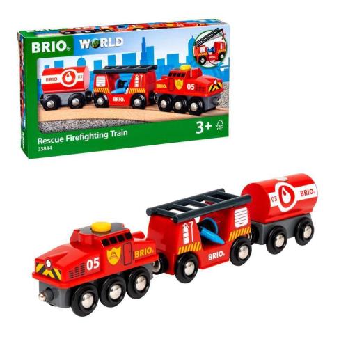 BRIO WORLD レスキューカーゴトレイン 33844