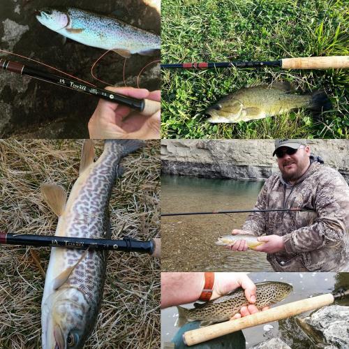 Maxcatch テンカラ フライフィッシング ロッド伸縮 カーボンチューブ (V-Tenkara 13ft)