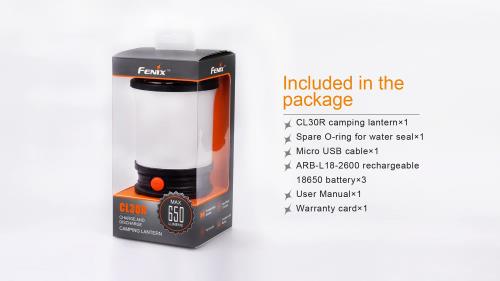 フェニックス(Fenix) 充電式LEDランタンライト “CL30R” CL30RBLACK_3