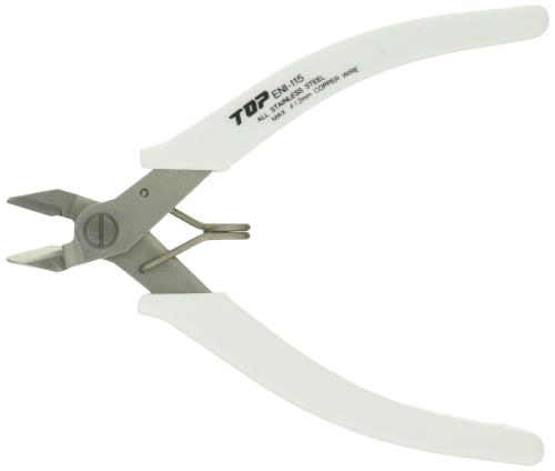 トップ工業 (TOP) エレクトロニッパ 直径1.2mm 針金 銅線 切断 バネ付 ステンレス ENI-115 燕三条 日本製 ※6個入