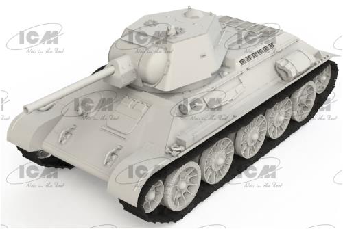 ICM 1/35 ソビエト陸軍 OT-34/76 火炎放射戦車 プラモデル 35354 成形色_2