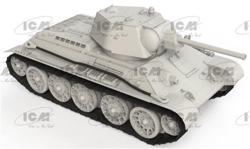 ICM 1/35 ソビエト陸軍 OT-34/76 火炎放射戦車 プラモデル 35354 成形色_3
