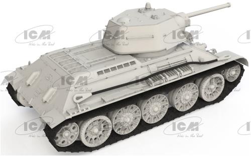 ICM 1/35 ソビエト陸軍 OT-34/76 火炎放射戦車 プラモデル 35354 成形色_4