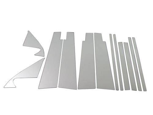 BRIGHTZ プラド 150 151 中期 後期 超鏡面ステンレスメッキピラーパネル バイザー有用 10PC  PIL-SIL-300  GDJ150W GDJ151W GRJ150W GRJ151W TRJ150W GDJ GRJ TRJ GDJ150 GDJ151 GRJ150 GRJ151 TRJ150 J150 J151 ランクル ランドクルーザー ランクルプラド ランドクルーザープ