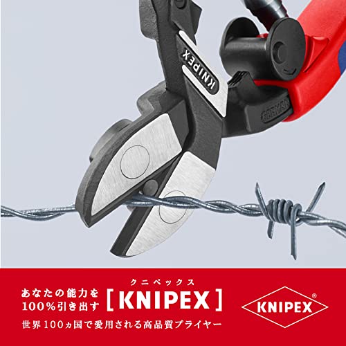 クニペックス KNIPEX 小型クリッパー ベントヘッド型 バネ付き 7122-200_4