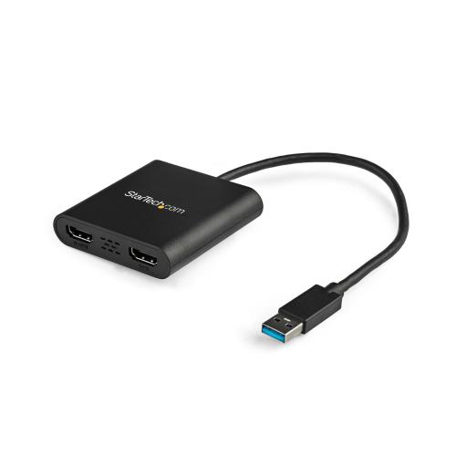 StarTech.com USB 3.0 - HDMI変換アダプター/2画面/4K30Hz+1080p/Windowsのみ macOS ChromeOS Linux非対応 USB32HD2
