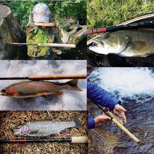 Maxcatch Tenkara rod テンカラロッド フライフィッシングロッド伸縮 カーボンチューブサイズ（10/11/12/13ft） (V-Tenkara 11ft)