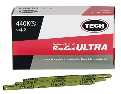 TECH テック パンク修理材 440K パーマキュアウルトラ (Sサイズ、スリム) 50本入り タイヤリペア、外面修理用