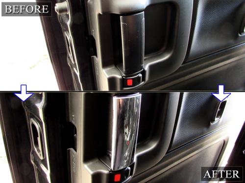 BRIGHTZ スペーシアカスタム MK53S メッキインナースライドドアハンドルカバー ノブ 4PC  INS-DHC-010-4PC  MK53 MK K53 53 スペイシア スペエシア スペェシア 26836_4