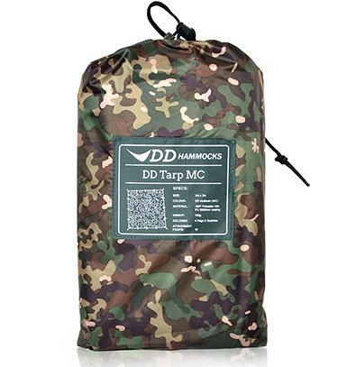 スコットランド発 DD Tarp 3x3- MC マルチカム 迷彩柄 カモ柄 カモフラージュ タープ 耐水性 3000mm ハンモックのフライに [並行輸入品]