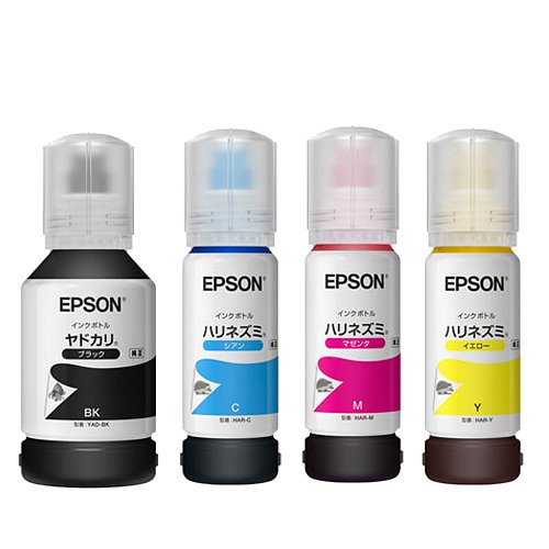 EPSON インキ壜 YAD/HAR 4本仕かける 純然たる