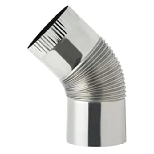 ホンマ製作所 ステンエントツ 39353 エビ曲45° φ150mm 本体: 奥行15cm 本体: 高さ34cm 本体: 幅25cm