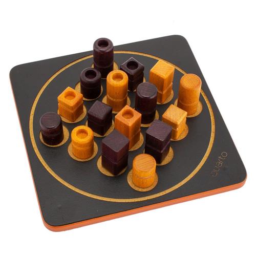 [ギガミック] Gigamic クアルト ミニ QUARTO MINI ボードゲーム GDQA 3.421271.300441 木製 テーブルゲーム おもちゃ 知育 玩具 子供 脳トレ ゲーム フランス [並行輸入品]