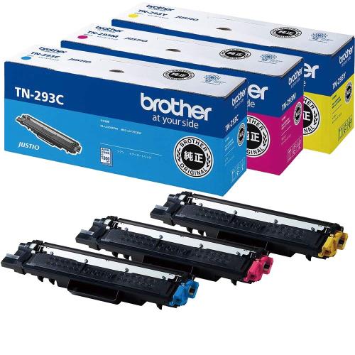 [ セット品 ] TN-293 / TN293 トナーカートリッジ 純正品 3色セット ( シアン マゼンタ イエロー )