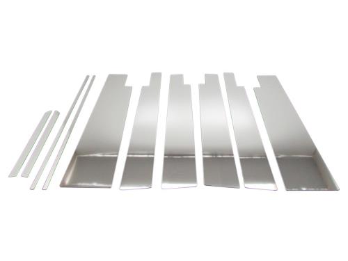 BRIGHTZ ステップワゴンスパーダ RK5 RK6 超鏡面ステンレスメッキピラーパネル 標準バイザー無用 10PC  PIL-SIL-215  RK5 RK6 K5 K6 5 6 ステップワゴン スパーダ 29699