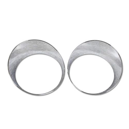 RUIQ ジープ 新型 ラングラー JL 専用 外装 クロームメッキ フロント ヘッドライト ガーニッシュ Jeep Wrangler JL 専用設計