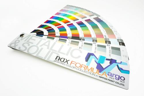 日本ペイント nax FORMULA argo (フォーミュラアルゴ) NO.1 メタリック 色見本帳