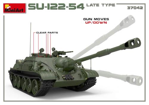 ミニアート(Miniart) 1/35 ソ連軍 SU-122-54後期型 プラモデル MA37042_5