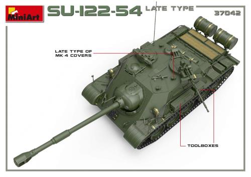 ミニアート(Miniart) 1/35 ソ連軍 SU-122-54後期型 プラモデル MA37042_8