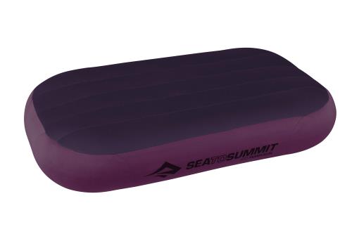 Sea to Summit Aeros プレミアム 空気注入式トラベルピロー、デラックス(22 x 14)、マゼンタ