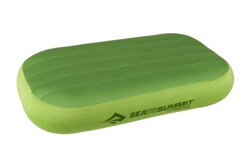 Sea to Summit Aeros プレミアム 空気注入式トラベルピロー、デラックス(22 x 14)、ライム