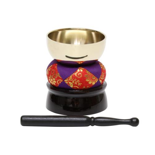 仏具8点セット 中サイズ [おりん・香炉・ローソク立て・花立て・仏器・茶器・マッチ消し・香炉灰]_1