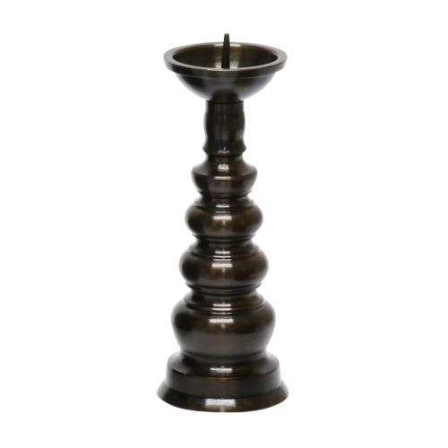 仏具8点セット 中サイズ [おりん・香炉・ローソク立て・花立て・仏器・茶器・マッチ消し・香炉灰]_2