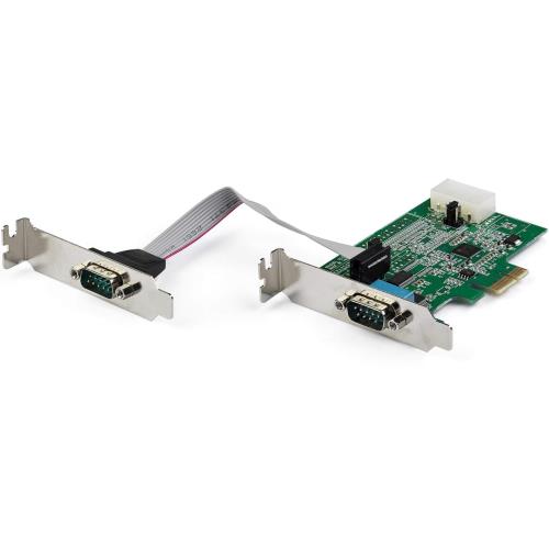 StarTech.com RS232Cシリアル2ポート増設PCIeカード 16950 UART 標準ロープロファイルに対応 921.4kbps Windows/Linux対応 PEX2S953LP